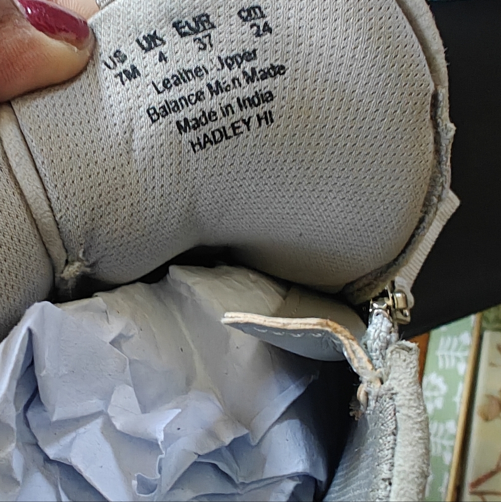 Naturalizer Gray High-Top Sneakers with Zipper - Picture 9 of 11